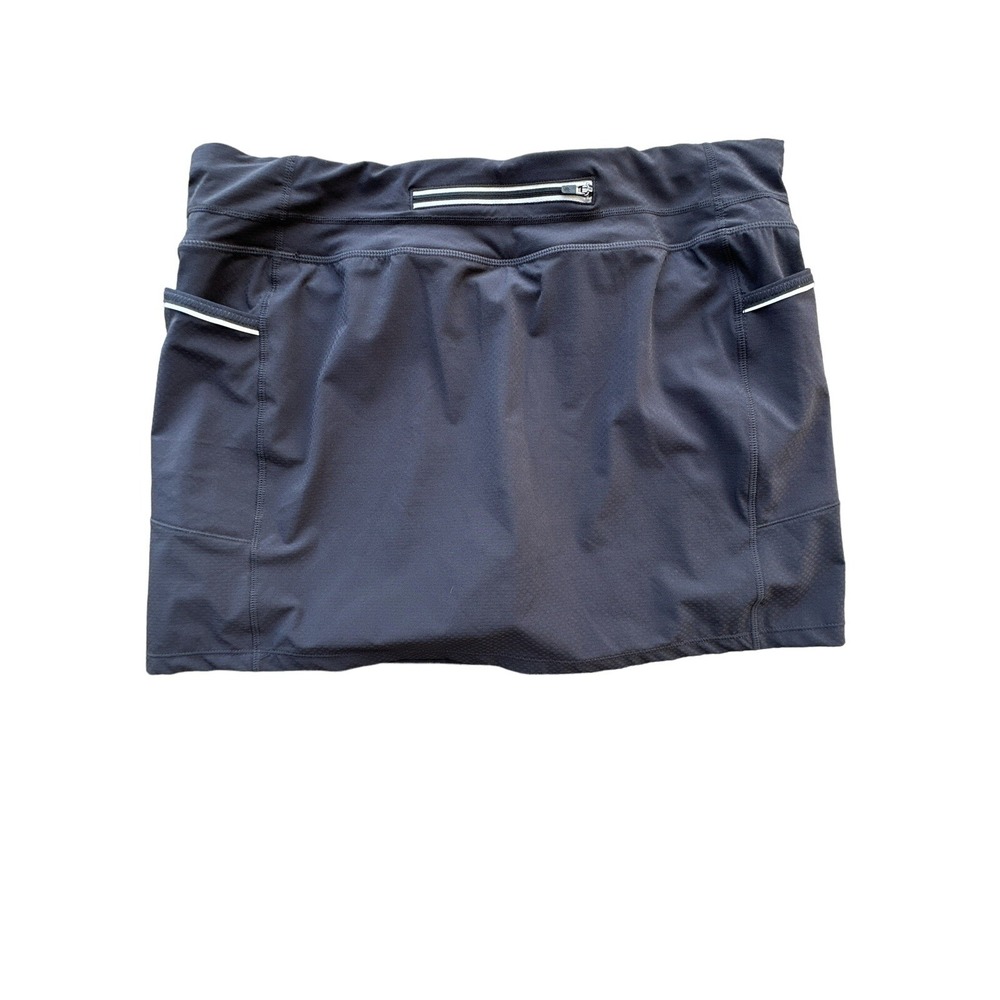 Athleta Womans Running Skort Black Size L Polyester, Spandex RN#54023 - Picture 5 of 10